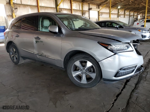 2015 Acura MDX with VIN 5FRYD3H28FB009231, listed as a Copart auction lot 51919065 with 122,636 mi miles and Salvage Title. Bid and sale history available at carsss.com. Image 4.