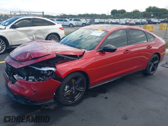 2024 Honda Accord Sport-L with VIN 1HGCY2F70RA006766, listed as a IAAI auction lot 42245622 with 28,788 mi miles and . Bid and sale history available at DreamBid. Image 2.