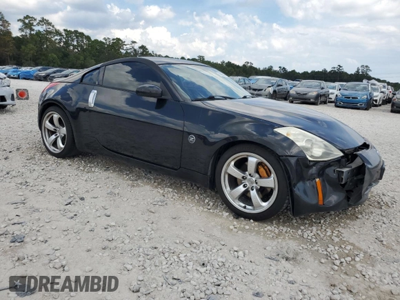 2008 Nissan 350Z Touring z VIN JN1BZ34E58M751270, wystawiony jako Copart lot #72465074 z przebiegiem 86 559 mil mil oraz Czysty tytuł • Clean title. Historia ofert i sprzedaży dostępna na DreamBid. Obrazek 4.