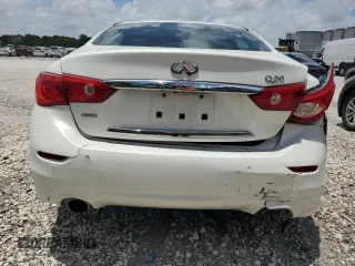 2015 Infiniti Q50 Premium with VIN JN1BV7AR5FM403492, listed as a Copart auction lot 61761195 with 135,134 mi miles and Salvage title. Bid and sale history available at DreamBid. Image 6.