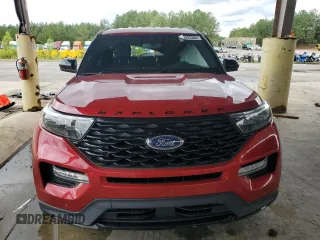 2023 Ford Explorer ST-Line with VIN 1FMSK7KH7PGA50423, listed as a Copart auction lot 73423344 with 25,136 mi miles and Salvage Title. Bid and sale history available at carsss.com. Image 5.