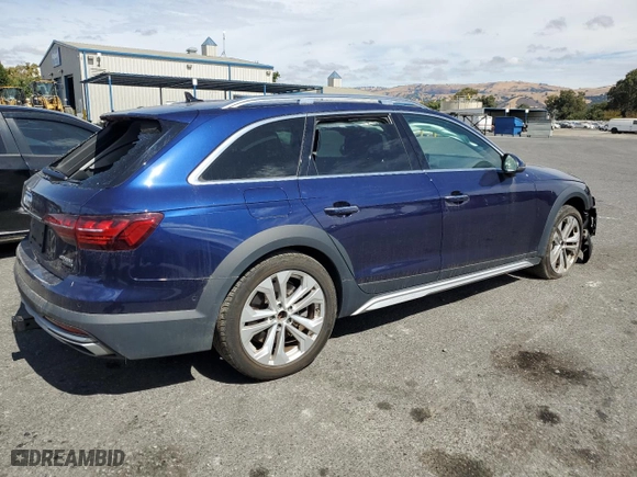2021 Audi A4 allroad Prestige with VIN WA19ABF47MA009072, listed as a Copart auction lot 71682364 with 35,414 mi miles and Salvage Title. Bid and sale history available at carsss.com. Image 3.