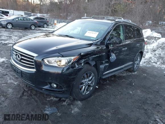 2015 Infiniti QX60 with VIN 5N1AL0MM2FC551977, listed as a IAAI auction lot 41574727 with 134,075 mi miles and . Bid and sale history available at DreamBid. Image 2.