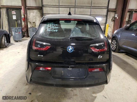 2015 BMW i3 with VIN WBY1Z4C57FV504564, listed as a Copart auction lot 37038723 with 0 mi miles. Bid and sale history available at carsss.com. Image 6.