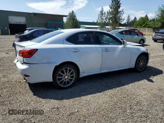 2008 Lexus IS 250 with VIN JTHCK262782023852, listed as a Copart auction lot 55658825 with 160,506 mi miles and Salvage Title. Bid and sale history available at carsss.com. Image 3.