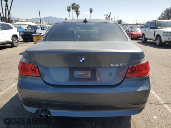 2004 BMW 5 Series 525i with VIN WBANA53564B175495, listed as a Copart auction lot 51739835 with 326,418 mi miles and Salvage Title. Bid and sale history available at carsss.com. Image 6.