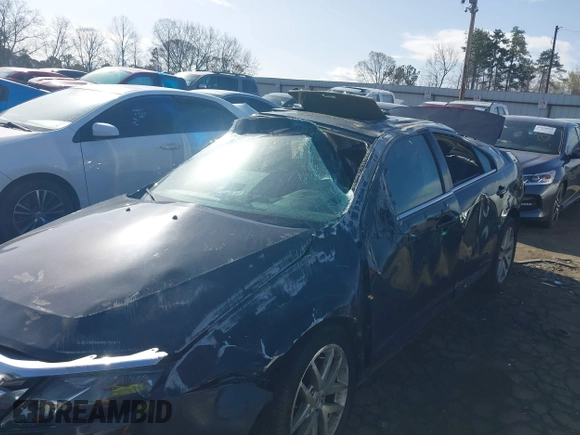 2012 Ford Fusion SEL with VIN 3FAHP0JG5CR347540, listed as a IAAI auction lot 41834383 with 1 mi miles. Bid and sale history available at carsss.com. Image 6.