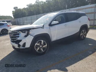 2020 GMC Terrain SLT z VIN 3GKALPEV2LL158375, wystawiony jako Copart lot #61925215 z przebiegiem 37 397 mil mil oraz Szkoda całkowita • Salvage title. Historia ofert i sprzedaży dostępna na DreamBid. Obrazek 1.