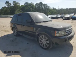 2007 Land Rover Range Rover Sport SC with VIN SALSH234X7A990275, listed as a Copart auction lot 55015325 with 118,427 mi miles and Salvage title. Bid and sale history available at DreamBid. Image 4.