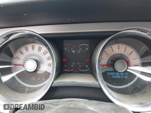 2011 Ford Mustang V6 with VIN 1ZVBP8AM9B5166461, listed as a IAAI auction lot 41997889 with 186,366 mi miles and . Bid and sale history available at carsss.com. Image 7.