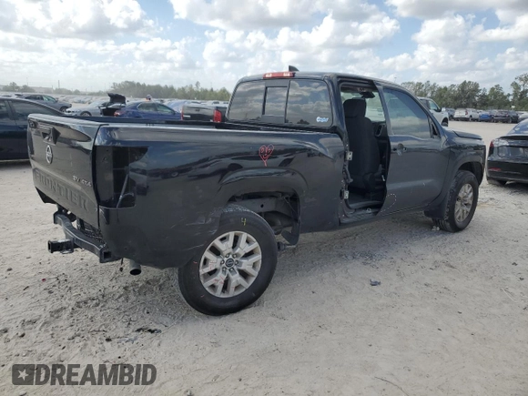 2022 Nissan Frontier SV with VIN 1N6ED1CM4NN682645, listed as a Copart auction lot 74834384 with 25,912 mi miles and Salvage title. Bid and sale history available at DreamBid. Image 3.