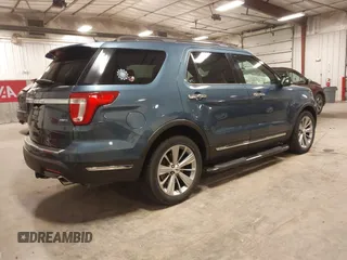 2018 Ford Explorer Limited z VIN 1FM5K8F88JGB67030, wystawiony jako IAAI lot #42351707 z przebiegiem 145 050 mil mil oraz . Historia ofert i sprzedaży dostępna na DreamBid. Obrazek 4.
