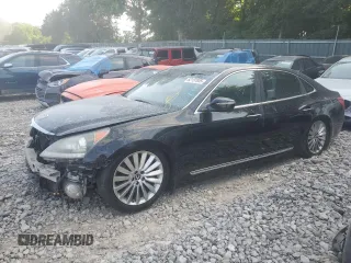 2015 Hyundai Equus Signature with VIN KMHGH4JH7FU094409, listed as a Copart auction lot 62137655 with 111,055 mi miles and Clean title. Bid and sale history available at DreamBid. Image 1.