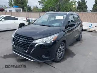 2024 Nissan Kicks SV with VIN 3N1CP5CV5RL491617, listed as a IAAI auction lot 42125112 with 25,965 mi miles. Bid and sale history available at carsss.com. Image 6.