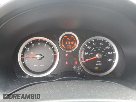 2010 Nissan Sentra SR with VIN 3N1AB6APXAL623193, listed as a Copart auction lot 52411315 with 67,548 mi miles and Salvage Title. Bid and sale history available at DreamBid. Image 9.