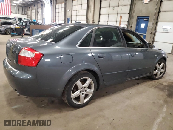 2005 Audi A4 3.0L z VIN WAULT68E75A063649, wystawiony jako Copart lot #51509895 z przebiegiem Nie podano mil oraz Nie do naprawy • Non repairable. Historia ofert i sprzedaży dostępna na DreamBid. Obrazek 3.