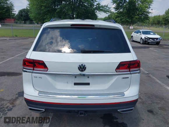 2023 Volkswagen Atlas SE with VIN 1V2HR2CA9PC536820, listed as a IAAI auction lot 42629724 with 25,419 mi miles and . Bid and sale history available at DreamBid. Image 16.