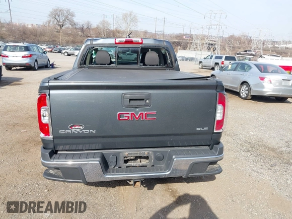 2016 GMC Canyon 4WD SLE with VIN 1GTG6CE36G1380659, listed as a IAAI auction lot 41803736 with 72,070 mi miles. Bid and sale history available at carsss.com. Image 16.