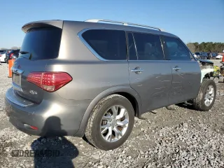 2013 Infiniti QX56 with VIN JN8AZ2NF4D9551007, listed as a Copart auction lot 48231285 with 239,531 mi miles and Salvage title. Bid and sale history available at DreamBid. Image 3.