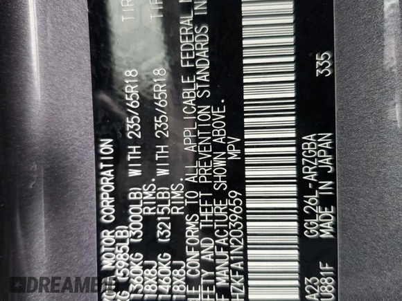 2022 Lexus RX 350L z VIN JTJHZKFA1N2039659, wystawiony jako Copart lot #58154885 z przebiegiem 38 685 mil mil oraz Szkoda całkowita • Salvage title. Historia ofert i sprzedaży dostępna na DreamBid. Obrazek 13.