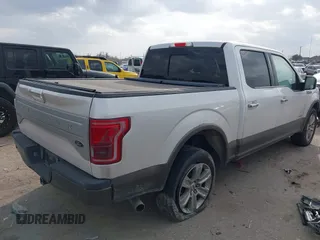 2017 Ford F-150 XL with VIN 1FTEW1EG0HFB70948, listed as a IAAI auction lot 41753174 with 217,677 mi miles. Bid and sale history available at carsss.com. Image 4.