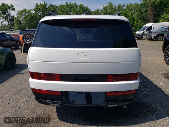 2024 Hyundai Santa Fe Calligraphy with VIN 5NMP5DG19RH004891, listed as a Copart auction lot 63265385 with 16,956 mi miles and Salvage title. Bid and sale history available at DreamBid. Image 6.