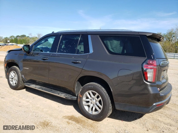2021 Chevrolet Tahoe LT with VIN 1GNSCNKD5MR238092, listed as a Copart auction lot 47232764 with 76,847 mi miles and Salvage Title. Bid and sale history available at carsss.com. Image 2.
