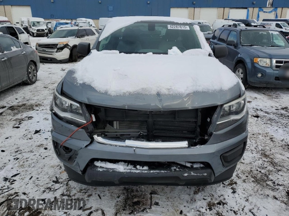 2018 Chevrolet Colorado 2WD Work Truck z VIN 1GCHSBEAXJ1103304, wystawiony jako Copart lot #42287815 z przebiegiem 40 616 mil mil oraz Czysty tytuł • Clean title. Historia ofert i sprzedaży dostępna na DreamBid. Obrazek 5.