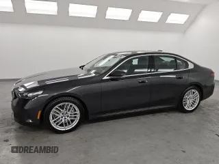2024 BMW 5 Series 530i xDrive with VIN WBA53FJ05RCS33735, listed as a Copart auction lot 49742795 with 20,986 mi miles and Clean Title. Bid and sale history available at carsss.com. Image 1.