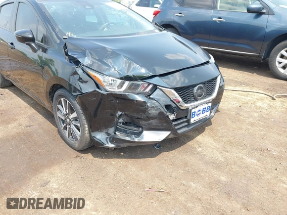 2021 Nissan Versa SV with VIN 3N1CN8EV5ML829885, listed as a IAAI auction lot 42407331 with 71,373 mi miles and . Bid and sale history available at DreamBid. Image 6.