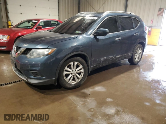 2016 Nissan Rogue SV with VIN 5N1AT2MV4GC868813, listed as a Copart auction lot 50340165 with 166,906 mi miles and Salvage Title. Bid and sale history available at DreamBid. Image 1.
