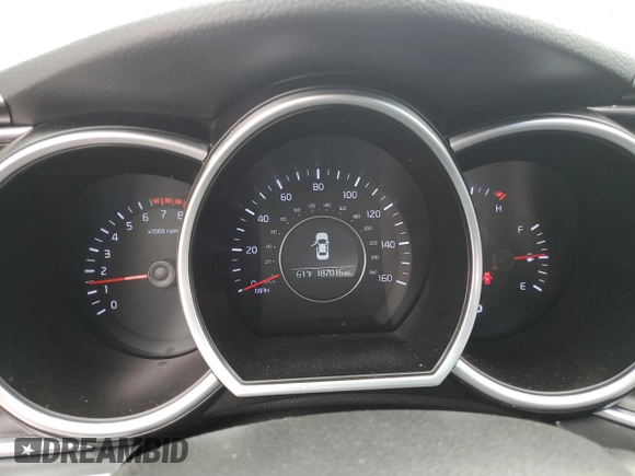 2015 Kia Optima LX with VIN 5XXGM4A77FG462827, listed as a Copart auction lot 53515465 with 187,016 mi miles and Salvage Title. Bid and sale history available at DreamBid. Image 9.