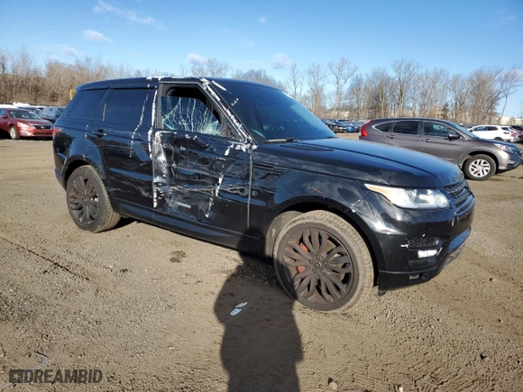 2014 Land Rover Range Rover Sport V8 Dynamic with VIN SALWR2EF9EA300851, listed as a Copart auction lot 43057195 with 127,908 mi miles and Salvage Title. Bid and sale history available at carsss.com. Image 4.