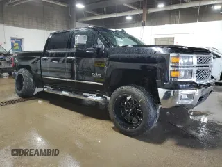2015 Chevrolet Silverado 1500 LTZ with VIN 3GCUKSEC7FG382008, listed as a Copart auction lot 66865054 with 223,451 mi miles and Salvage Title. Bid and sale history available at carsss.com. Image 4.
