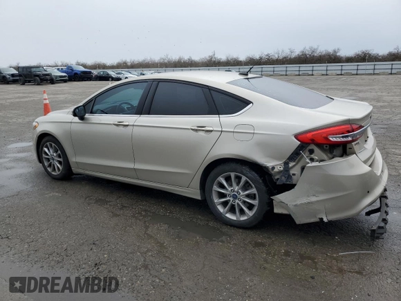 2017 Ford Fusion SE with VIN 3FA6P0HD3HR215984, listed as a Copart auction lot 44459915 with 60,954 mi miles and Salvage Title. Bid and sale history available at DreamBid. Image 2.