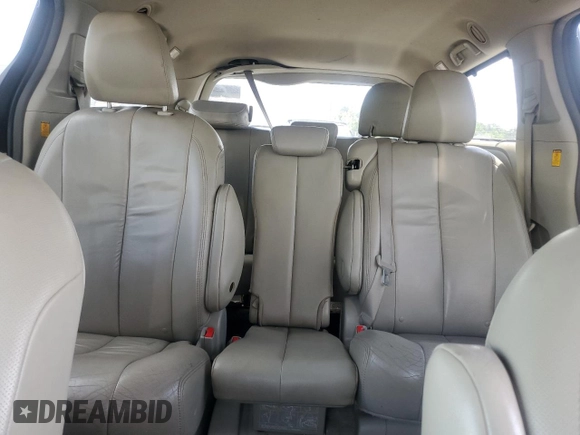 2011 Toyota Sienna XLE AAS with VIN 5TDYK3DC3BS106218, listed as a Copart auction lot 55977105 with 279,622 mi miles and Clean Title. Bid and sale history available at DreamBid. Image 10.
