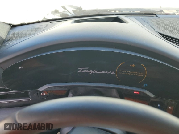 2024 Porsche Taycan with VIN WP0AA2Y13RSA10293, listed as a Copart auction lot 43400735 with Not Provided miles and Non Repairable. Bid and sale history available at DreamBid. Image 9.