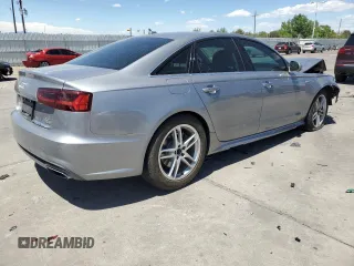 2016 Audi A6 Prestige with VIN WAUHGAFCXGN003553, listed as a Copart auction lot 57470265 with 89,026 mi miles and Salvage title. Bid and sale history available at DreamBid. Image 3.