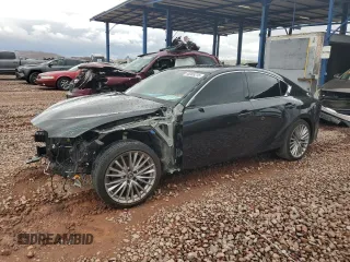 2023 Lexus IS 300 z VIN JTHD81F24P5051022, wystawiony jako Copart lot #48365215 z przebiegiem 19 435 mil mil oraz Szkoda całkowita • Salvage title. Historia ofert i sprzedaży dostępna na DreamBid. Obrazek 1.