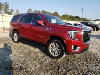 2021 GMC Yukon SLE with VIN 1GKS1AKD6MR200592, listed as a Copart auction lot 74764814 with 61,904 mi miles and Salvage Title. Bid and sale history available at carsss.com. Image 4.