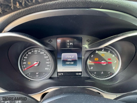 2018 Mercedes-Benz GLC with VIN WDC0G4JB4JV036145, listed as a Copart auction lot 51081175 with 130,136 mi miles and Clean Title. Bid and sale history available at carsss.com. Image 8.