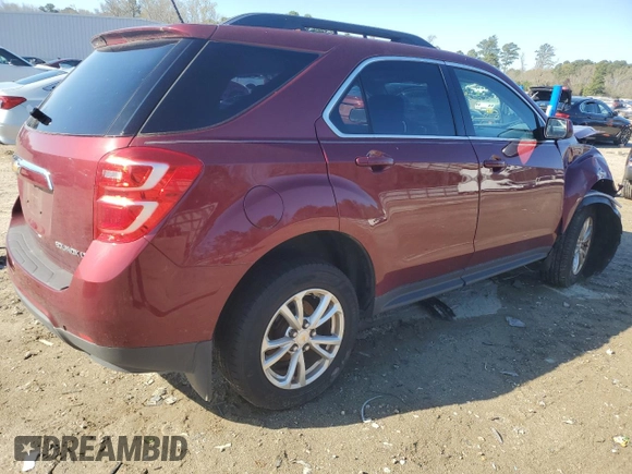 2016 Chevrolet Equinox LT with VIN 2GNFLFEK4G6256634, listed as a Copart auction lot 50635535 with 80,134 mi miles and Salvage Title. Bid and sale history available at DreamBid. Image 3.