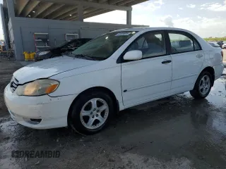 2004 Toyota Corolla CE with VIN JTDBR32E542033286, listed as a Copart auction lot 52639535 with 266,351 mi miles and Clean Title. Bid and sale history available at DreamBid. Image 1.