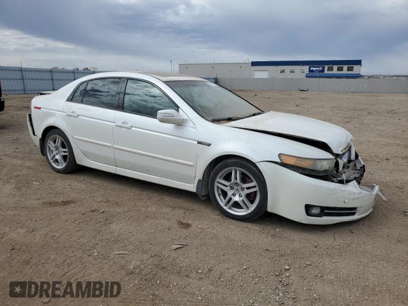 2007 Acura TL with VIN 19UUA66247A008392, listed as a Copart auction lot 50346135 with 0 mi miles and Salvage Title. Bid and sale history available at carsss.com. Image 4.