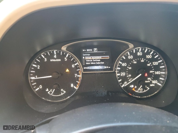 2017 Nissan Pathfinder S with VIN 5N1DR2MM6HC614704, listed as a Copart auction lot 46460315 with 201630 miles and Salvage Title. Bid and sale history available at carsss.com. Image 9.