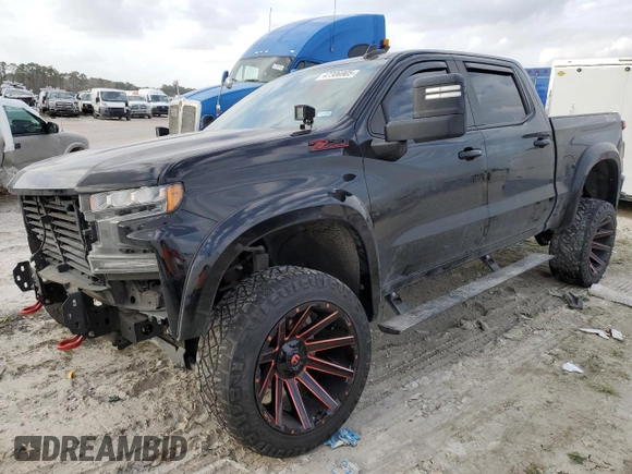 2020 Chevrolet Silverado 1500 LT Trail Boss with VIN 3GCPYFED4LG434363, listed as a Copart auction lot 47306905 with 60,184 mi miles and Salvage Title. Bid and sale history available at carsss.com. Image 1.