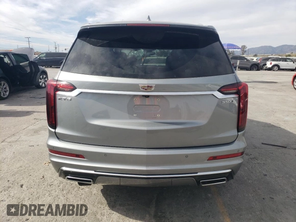 2024 Cadillac XT6 FWD Luxury with VIN 1GYKPAR46RZ748044, listed as a Copart auction lot 47118725 with 3,286 mi miles and Salvage title. Bid and sale history available at DreamBid. Image 6.