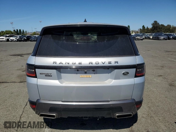 2021 Land Rover Range Rover Sport with VIN SALWR4RY8MA756877, listed as a Copart auction lot 56195065 with 57,294 mi miles and Salvage title. Bid and sale history available at DreamBid. Image 6.