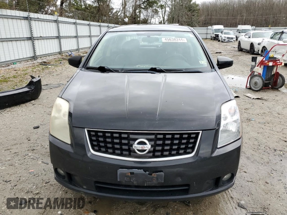 2008 Nissan Sentra S with VIN 3N1AB61E38L713486, listed as a Copart auction lot 45638244 with 147,710 mi miles and Salvage Title. Bid and sale history available at DreamBid. Image 5.