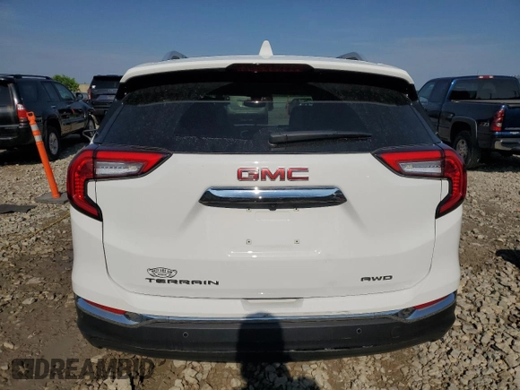 2024 GMC Terrain SLT with VIN 3GKALVEG3RL243515, listed as a Copart auction lot 60231975 with 4,616 mi miles and Salvage title. Bid and sale history available at DreamBid. Image 6.